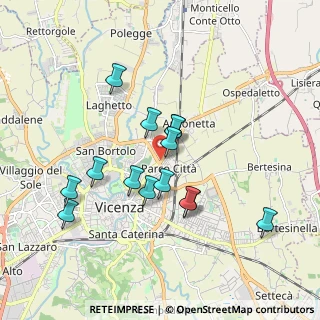 Mappa Viale Trieste, 36100 Vicenza VI, Italia (1.60786)
