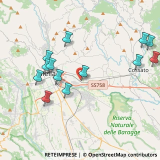 Mappa Via Piave, 13856 Vigliano Biellese BI, Italia (4.55231)