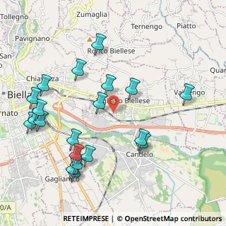 Mappa Via Piave, 13856 Vigliano Biellese BI, Italia (2.3415)