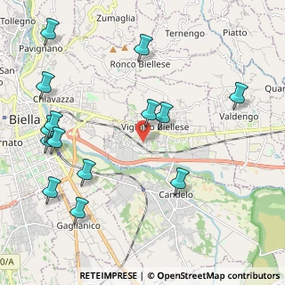 Mappa Via Piave, 13856 Vigliano Biellese BI, Italia (2.57357)
