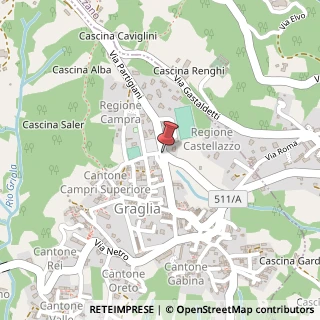 Mappa Via Partigiani, 11 B, 13895 Graglia, Biella (Piemonte)