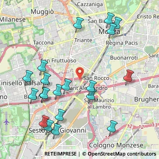 Mappa A52 Tangenziale Nord Milano, 20900 Monza MB, Italia (2.538)