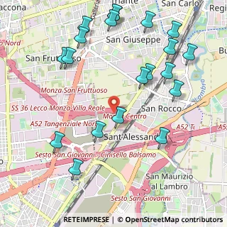 Mappa A52 Tangenziale Nord Milano, 20900 Monza MB, Italia (1.26)