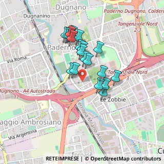 Mappa Via San Michele, 20037 Paderno Dugnano MI, Italia (0.362)