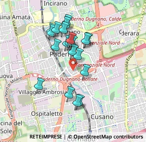 Mappa Via San Michele, 20037 Paderno Dugnano MI, Italia (0.7655)