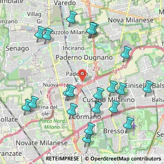 Mappa Via Amatore Sciesa, 20037 Paderno Dugnano MI, Italia (2.4865)