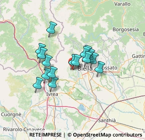 Mappa Via Provinciale, 13895 Muzzano BI, Italia (9.9225)