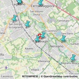 Mappa Via Santini, 20015 Parabiago MI, Italia (3.23167)