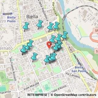 Mappa Via Sant'Eusebio, 13900 Biella BI, Italia (0.357)