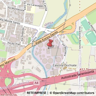 Mappa Viale Enrico Fermi, 105, 20900 Brugherio, Monza e Brianza (Lombardia)