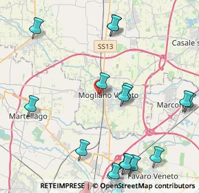 Mappa Via Monte Ortigara, 31021 Mogliano Veneto TV, Italia (5.975)