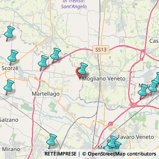 Mappa Strada Terraglio, 30037 Scorzè VE, Italia (6.89923)