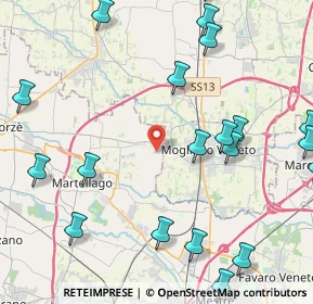Mappa Strada Terraglio, 30037 Scorzè VE, Italia (5.6525)