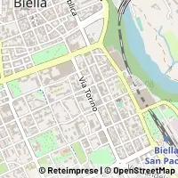 Mapa Biella
