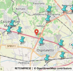 Mappa Near UPS, 25046 Cazzago San Martino BS, Italia (3.4215)