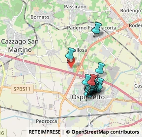 Mappa Near UPS, 25046 Cazzago San Martino BS, Italia (1.7155)