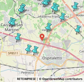 Mappa Near UPS, 25046 Cazzago San Martino BS, Italia (2.929)
