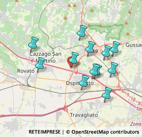 Mappa Near UPS, 25046 Cazzago San Martino BS, Italia (3.31583)