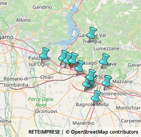 Mappa Near UPS, 25046 Cazzago San Martino BS, Italia (10.38154)