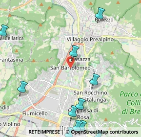 Mappa Via del Gallo, 25128 Brescia BS, Italia (3.27385)