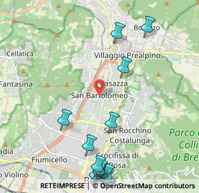 Mappa Via del Gallo, 25128 Brescia BS, Italia (2.68667)