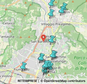 Mappa Via del Gallo, 25128 Brescia BS, Italia (2.4125)