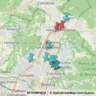Mappa Via del Gallo, 25128 Brescia BS, Italia (1.71909)
