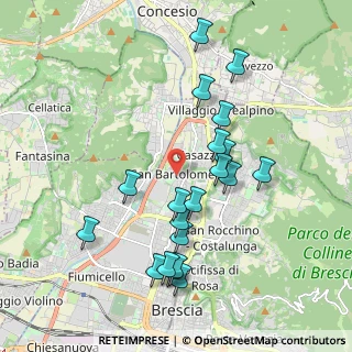 Mappa Via del Gallo, 25128 Brescia BS, Italia (1.9495)