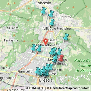 Mappa Via del Gallo, 25128 Brescia BS, Italia (2.2275)
