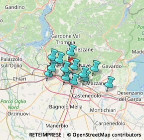 Mappa Via del Gallo, 25128 Brescia BS, Italia (8.22308)