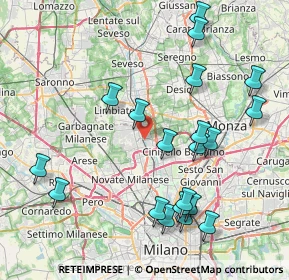 Mappa Via Oslavia, 20037 Paderno Dugnano MI, Italia (8.919)