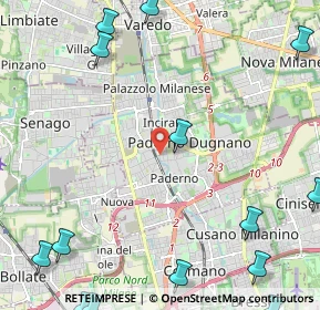 Mappa Via Oslavia, 20037 Paderno Dugnano MI, Italia (3.51357)