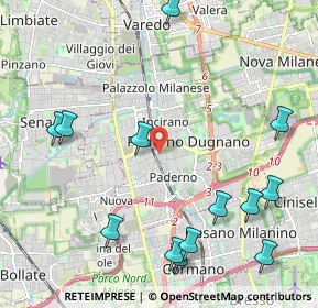 Mappa Via Oslavia, 20037 Paderno Dugnano MI, Italia (2.64846)