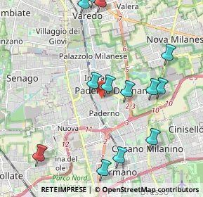 Mappa Via 25 Aprile, 20037 Paderno Dugnano MI, Italia (2.32308)