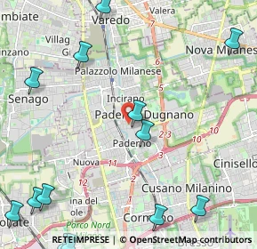 Mappa Via 25 Aprile, 20037 Paderno Dugnano MI, Italia (3.20923)