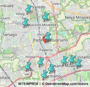 Mappa Via 25 Aprile, 20037 Paderno Dugnano MI, Italia (2.44)