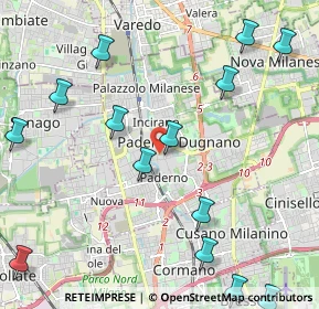 Mappa Via 25 Aprile, 20037 Paderno Dugnano MI, Italia (2.745)