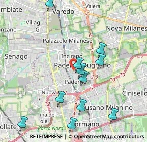 Mappa Via 25 Aprile, 20037 Paderno Dugnano MI, Italia (2.27083)