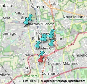 Mappa Via 25 Aprile, 20037 Paderno Dugnano MI, Italia (1.23364)