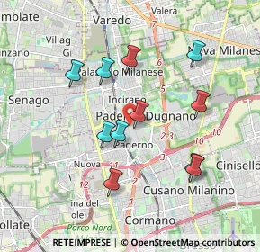 Mappa Via 25 Aprile, 20037 Paderno Dugnano MI, Italia (1.70545)