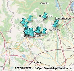 Mappa Via della Chiesa, 13836 Cossato BI, Italia (8.92)