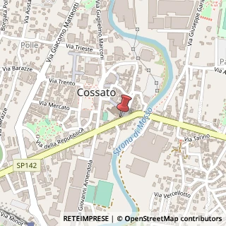 Mappa Via Giuseppe Mazzini, 55, 13836 Cossato, Biella (Piemonte)