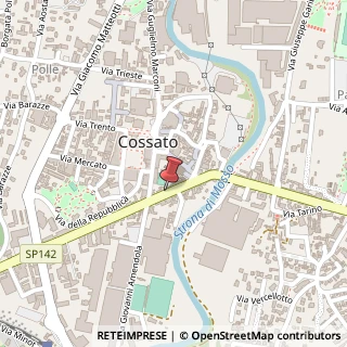 Mappa Via Giuseppe Mazzini, 47, 13836 Cossato, Biella (Piemonte)
