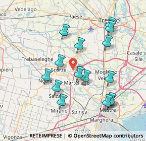 Mappa Via Paolo Sarpi, 30037 Scorzè VE, Italia (7.51867)