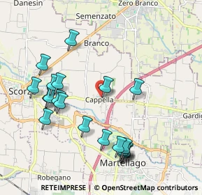 Mappa Via Paolo Sarpi, 30037 Scorzè VE, Italia (2.11)