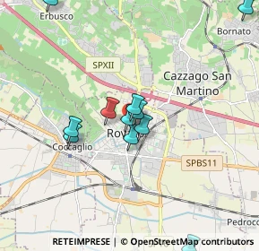 Mappa Via Fontana, 25038 Rovato BS, Italia (1.78273)