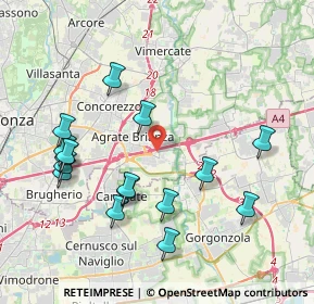 Mappa 20867 Agrate Brianza MB, Italia (4.22875)