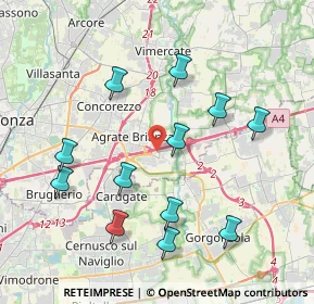 Mappa 20867 Agrate Brianza MB, Italia (4.06083)