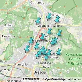 Mappa Via Vittorio Bottego, 25128 Brescia BS, Italia (1.62222)