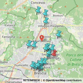 Mappa Via Vittorio Bottego, 25128 Brescia BS, Italia (2.2145)